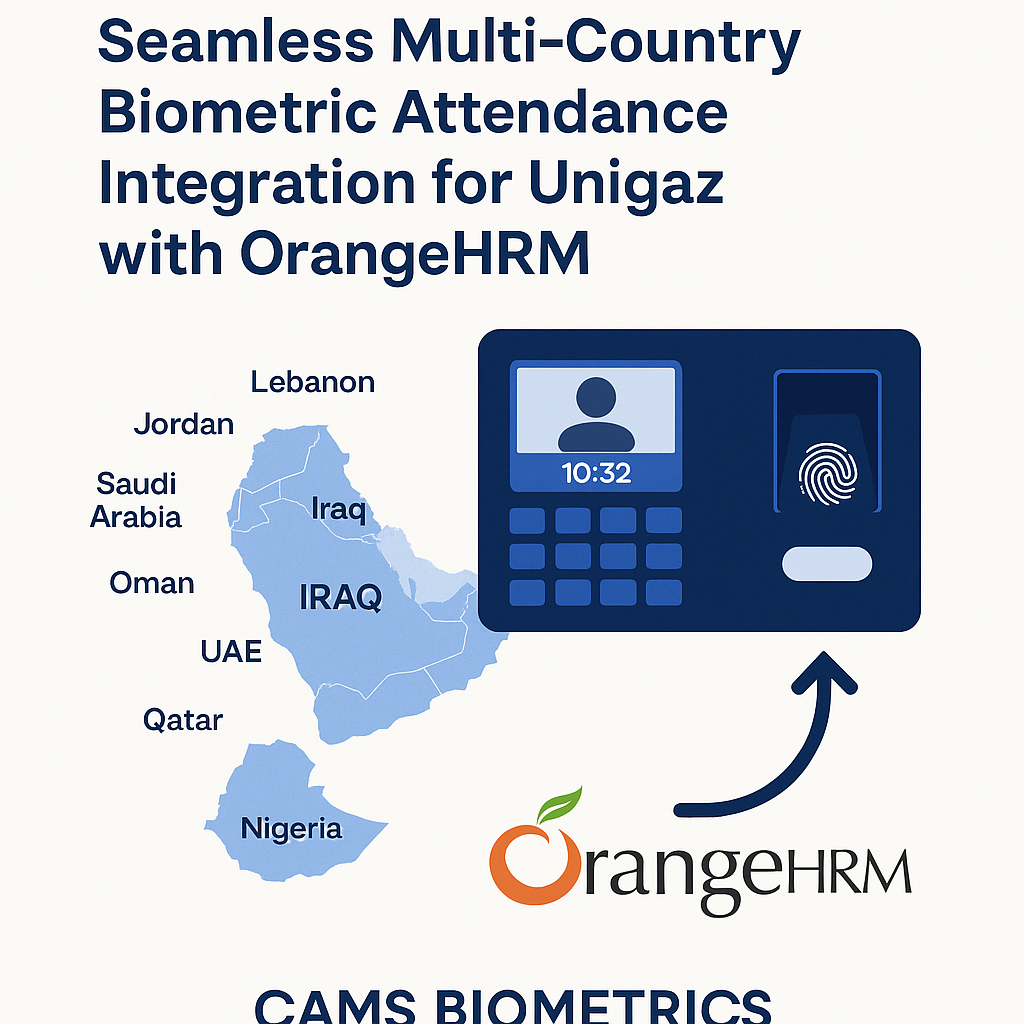 How Unigaz Connected Biometric Devices Across 10 Countries to Their Cloud-Based HRMS—Within 24 Hours