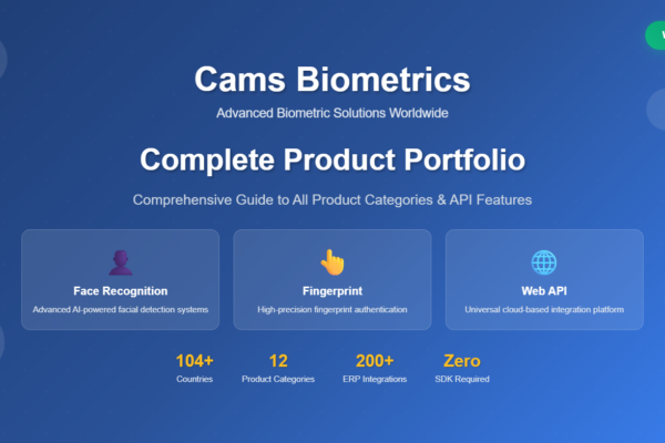 Cams Biometrics Product Portfolio