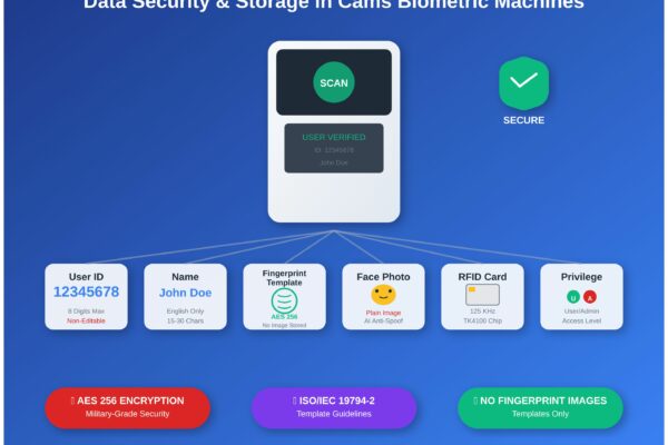 Understanding Cams Biometric Data Storage & Security Data Security and Storage: What Information is Stored in How It is Safe